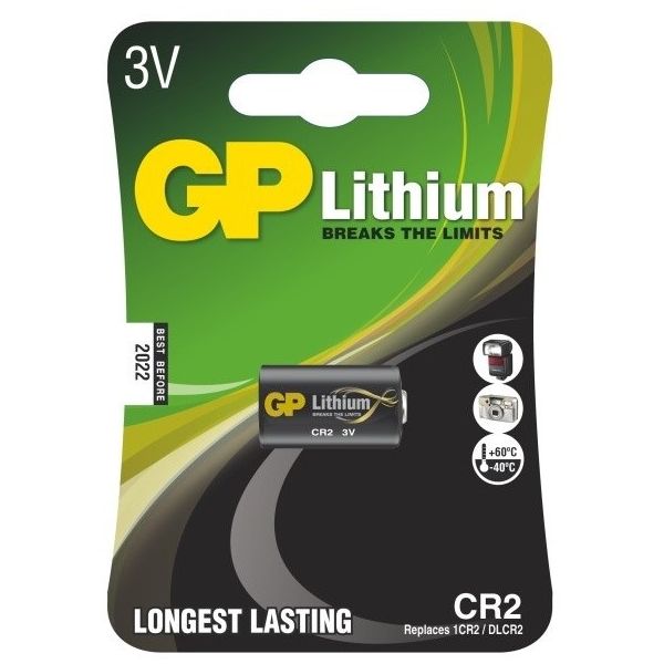 GP Battery Pilha de Lítio CR2 3V 1 Un.