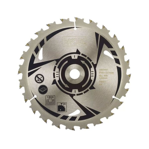 Ryobi Lâmina de Serra Circular CSB184A1 184mm 24 Dentes