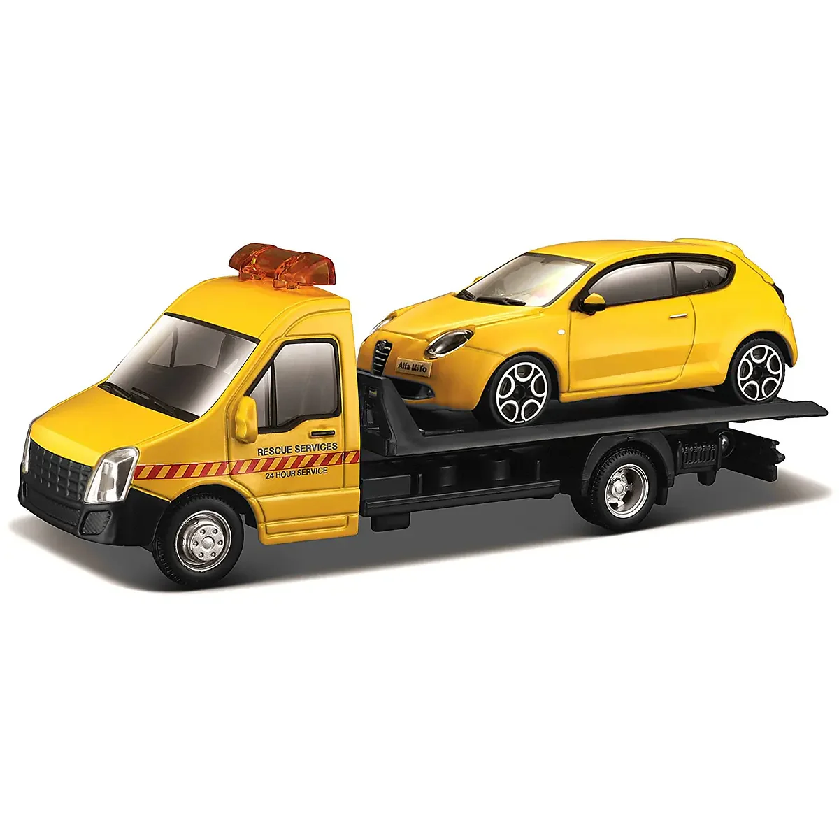 Bburago Street Fire 1:43 - Reboque Alfa Romeo