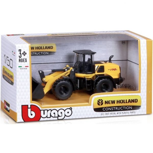 Burago Máquinas de Construção New Holland 1/50