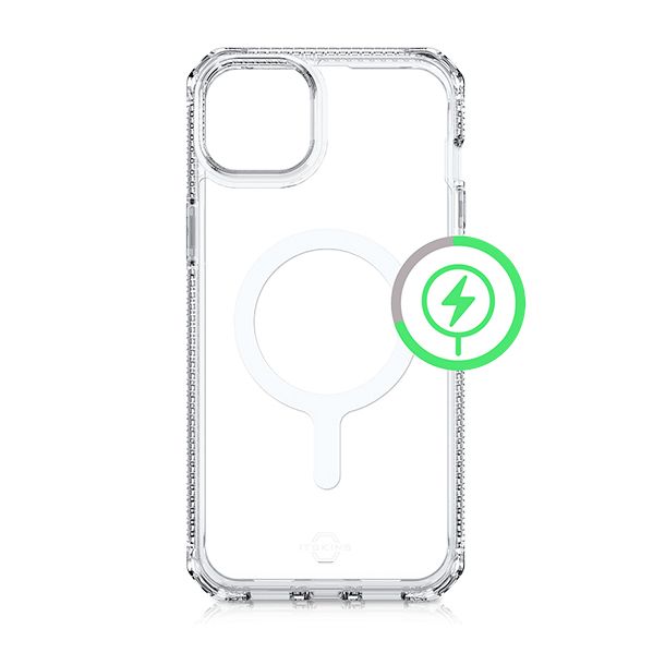 ITSKINS Capa iPhone 14 Plus HYBRID R CLEAR Magsafe, trans.