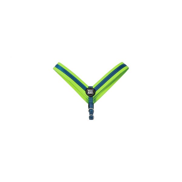 Max & Molly Peitoral Q-fit Matrix Lime Green S