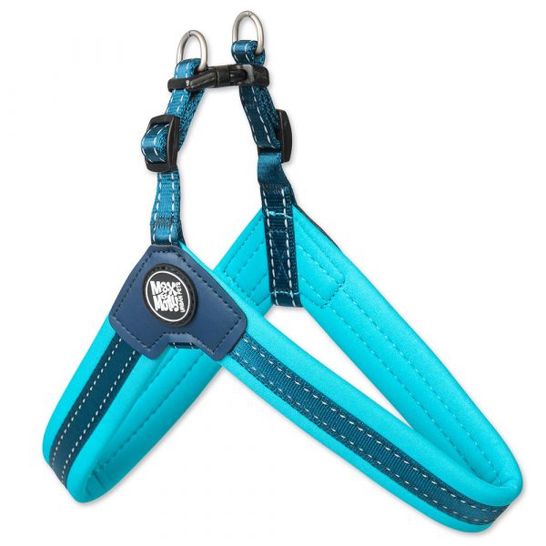 Max & Molly Peitoral Q-fit Matrix Sky Blue Xxs