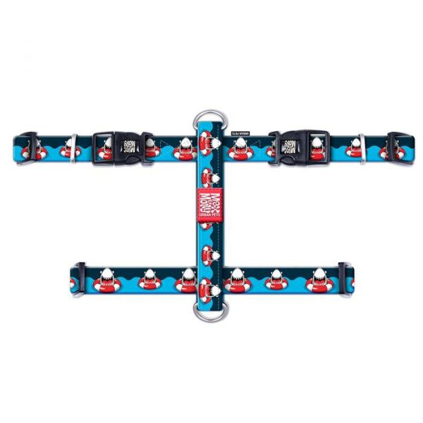 Max & Molly Peitoral Frenzy the Shark XS