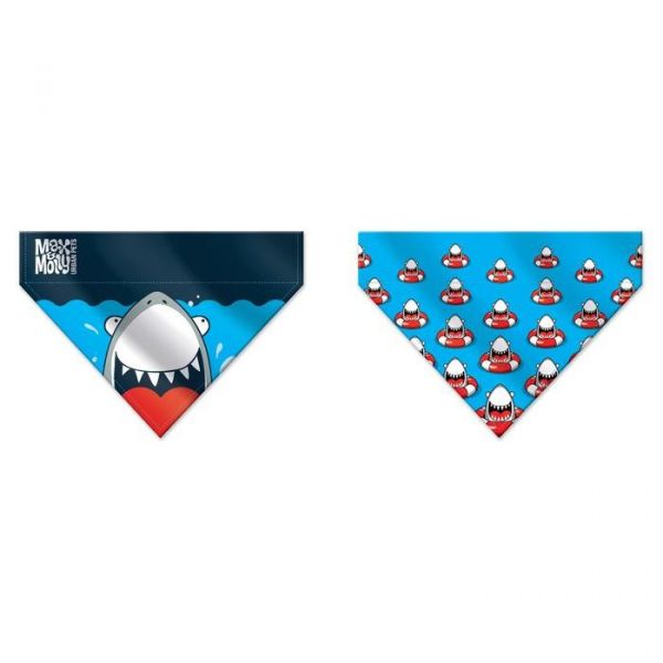 Max & Molly Bandana Reversível Frenzy the Shark S