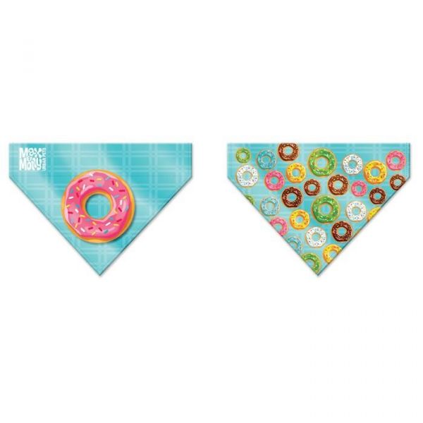Max & Molly Bandana Reversível Donuts S