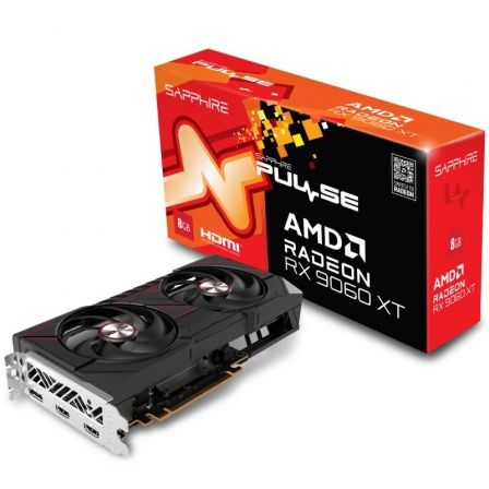 Placa Gráfica Sapphire AMD Radeon RX 9060 XT Pulse 8GB GDDR6 Dual-X Cooling