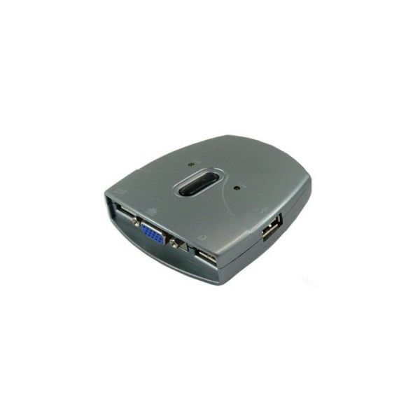 Serenna Switch KVM 2 Portas SE-KVM-USB-22 Cinzento