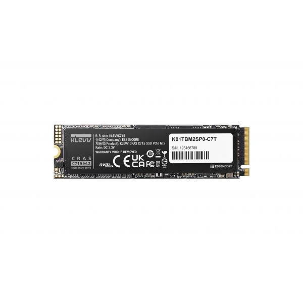 SSD Klevv 512GB CRAS C715 M.2 PCIe 3.0 NVMe