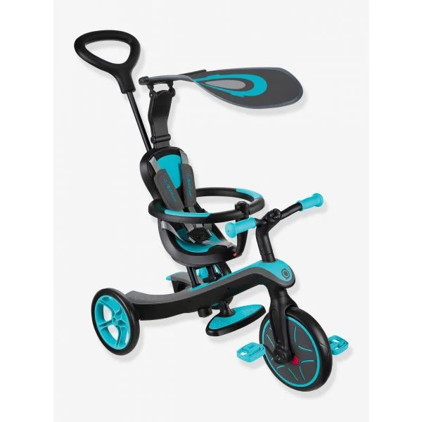 Globber Triciclo Evolutivo 4 em 1 Azul Vivo Liso
