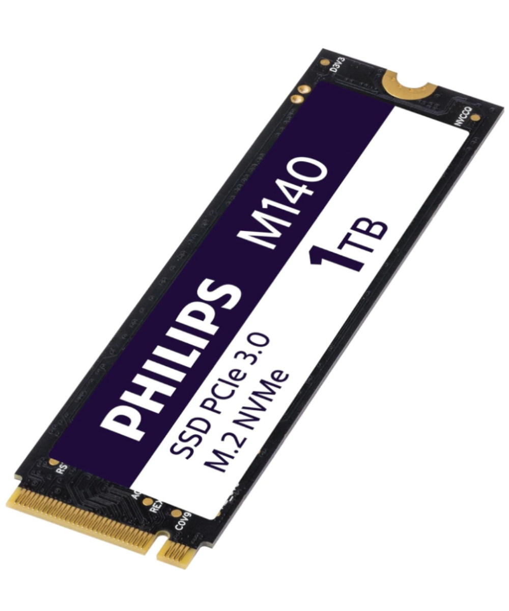 SSD Philips M140 1TB M.2 NVMe PCIe Gen 3 - 3500MB/s Leitura 3000MB/s Escrita