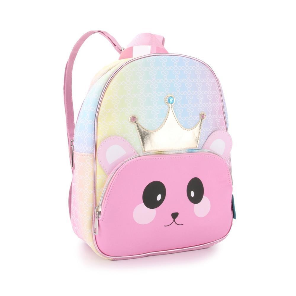 Mochila Urso Coroa 30x24cm