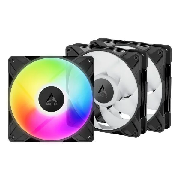 Arctic Cooling P14 Pro PWM A-RGB Ventoinha 140mm Black (Pack 3)