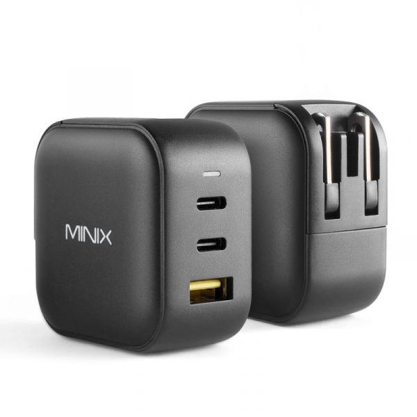MiniX Alimentador NEO-P1 65W 2x USB-C PD + USB-A QC