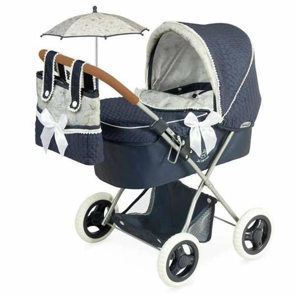 Decuevas Folding Car With Vintage Umbrella 38x65x60 cm Cinzento