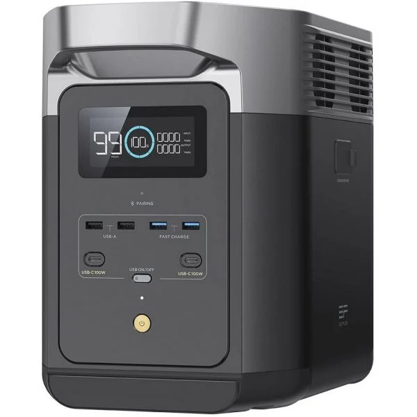 EcoFlow Gerador Inteligente Portátil Delta 2 Bateria 1024Wh