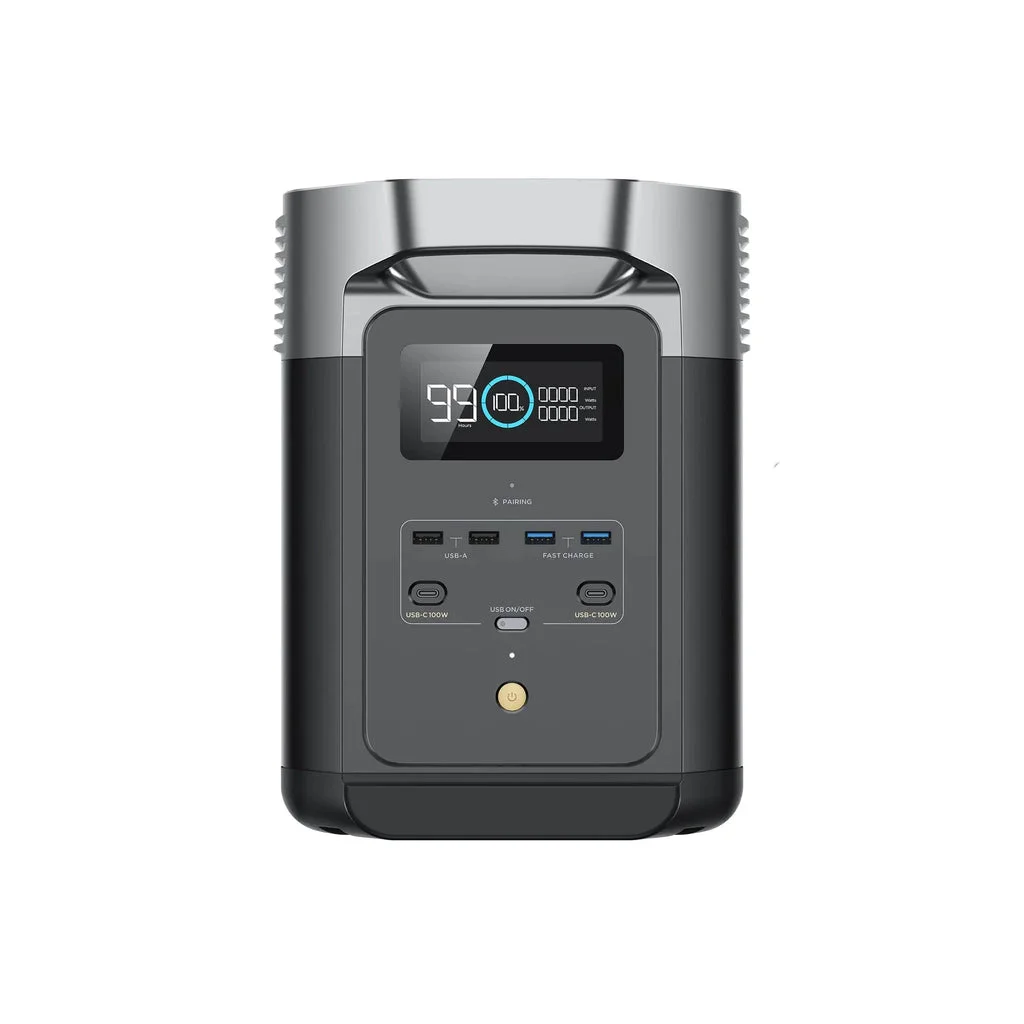 EcoFlow Gerador Inteligente Portátil Delta 2 Bateria 1024Wh