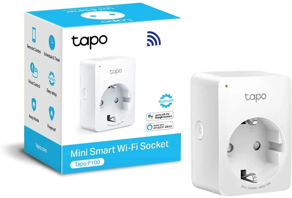TOMADA WIFI 2,4GHZ TP-LINK SMART PLUG TAPO P100