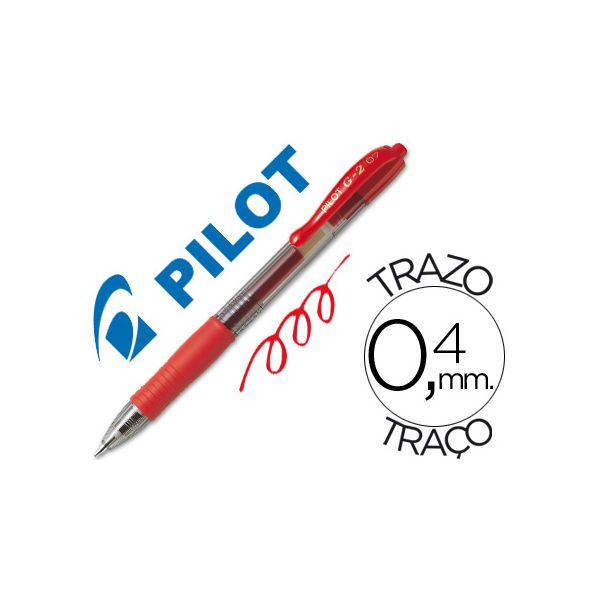 Pilot Caneta G-2 Vermelho Tinta - OFF024727CE