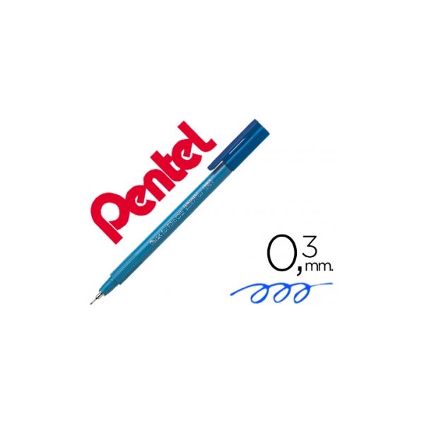 Pentel Marcadores PM405 Azul 12 un.