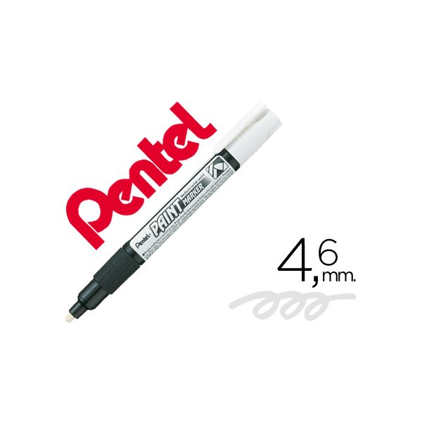 Pentel Marcador MMP20 Paint Vidro e Plástico Branco - 45213