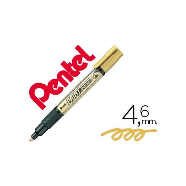 Pentel Marcador MMP20 Paint Vidro e Plástico Ouro - 45214