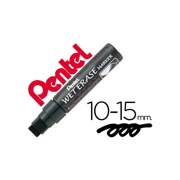 Pentel Marcador Wet Erase 56 Preto - 48738