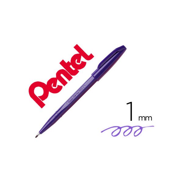 Pentel Caneta c/ Ponta de Fibra Sign Pen Violeta - OFF152524CE