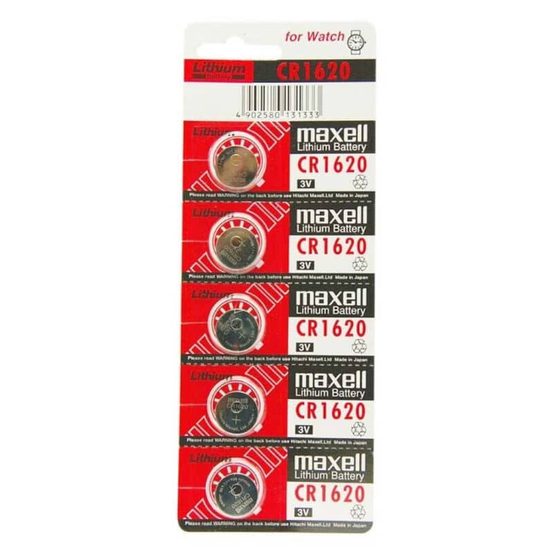 Maxell – Baterialitio Cr1620 3v 5uds