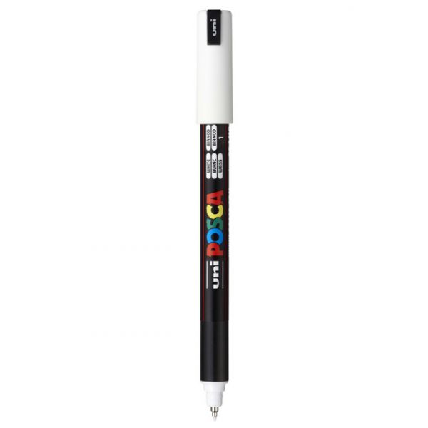 Uni Marcador Posca PC-1MR Branco