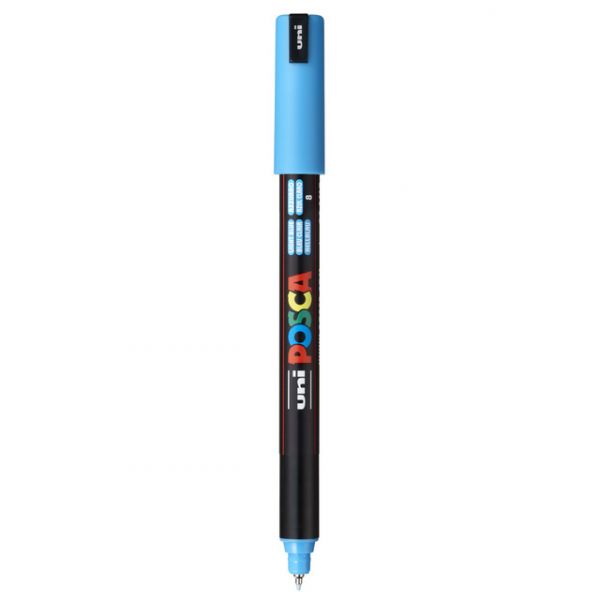 Uni Marcador Posca PC-1MR Azul Claro