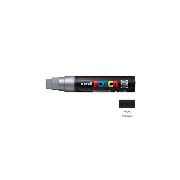Marcador Uniball Posca PC-17K 15,0mm Prata (26) 1un 1293357/UN