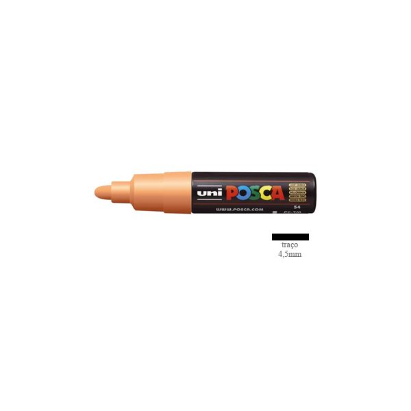Uniball Posca Marcador PC-7M 4,5mm Laranja Claro - 1293289