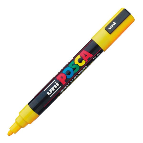 Uni Marcador Posca PC-5M Amarelo