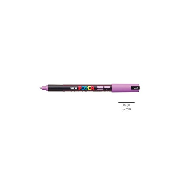 Pack 2 Marcador Uniball Posca PC 1MR 0,7mm Lavanda (P11) 1293326/UN