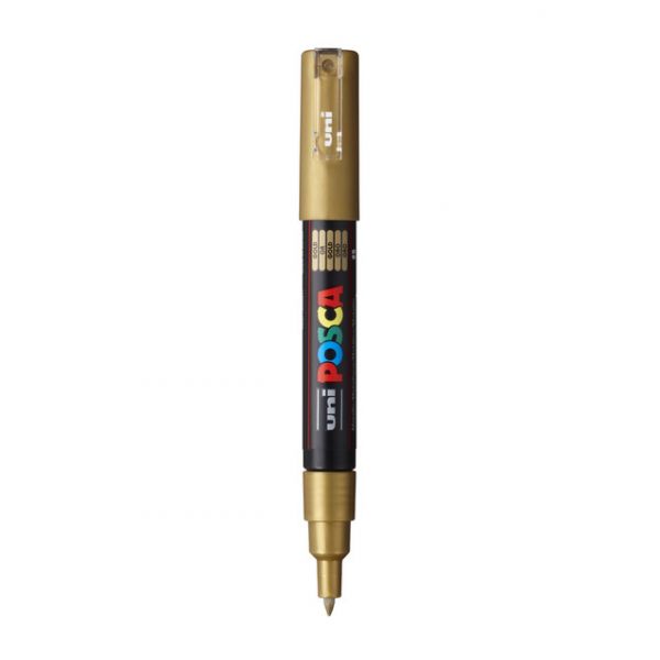 Uni Marcador Posca PC-1M Ouro