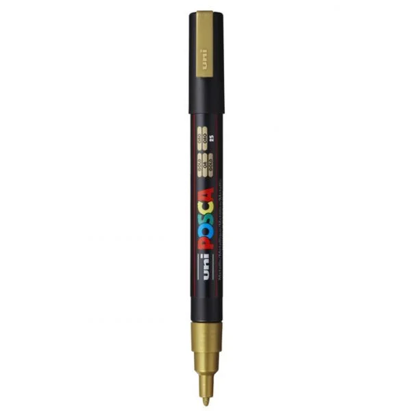 Uniball Marcador Posca PC-3M 0.9mm Dourado 1 Un.