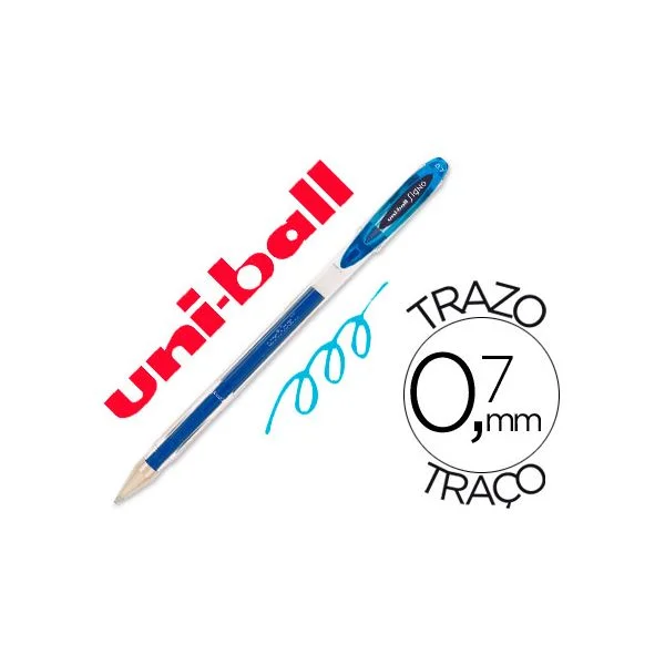 Uni-Ball Esferográfica 0.7mm UM-120 Gel Signo Uni-Ball Ball Azul Claro - 060041