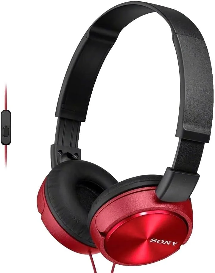 MDR-ZX310R VERMELHO - AUSCULTADORES DE TIPO AURICULAR FECHADO