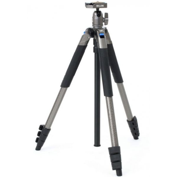 SLIK Tripé Sprint Pro III BH Alu 4 secções Cinza Metal+Rotula