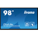 iiyama TE9812MIS-B3AG ecrã de sinalização Design de quiosque 2,49 m (98") LCD Wi-Fi 400 cd/m² 4K Ultra HD Preto Ecrã táctil Processador built-in Android 11 24/7