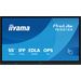 iiyama TE7513A-B1AG ecrã de sinalização Plasma interativo 190,5 cm (75") Wi-Fi 450 cd/m² 4K Ultra HD Preto Ecrã táctil Processador built-in Android 18/7