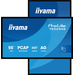 iiyama T5529AS-B1AG ecrã de sinalização Plasma interativo 138,7 cm (54.6") LED Wi-Fi 500 cd/m² 4K Ultra HD Preto Ecrã táctil Processador built-in Android 24/7