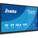 iiyama TE9813A-B2AG ecrã de sinalização Design de quiosque 2,48 m (97.5") Wi-Fi 500 cd/m² 4K Ultra HD Preto Ecrã táctil Processador built-in Android 24/7