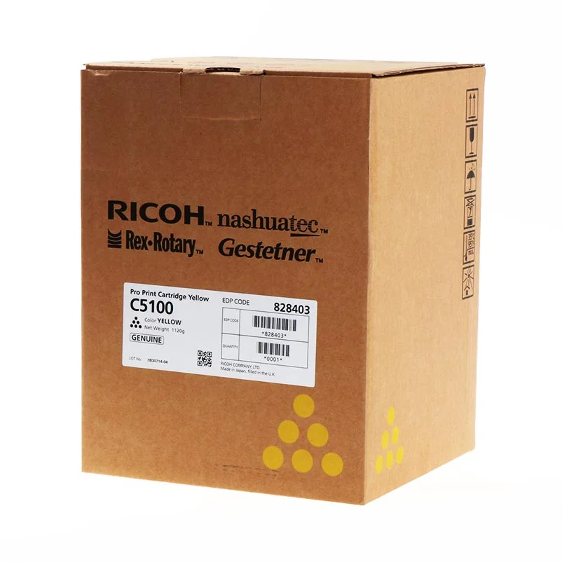 Ricoh Pro C5100/C5110 Amarelo Cartucho de Toner Original – 828403