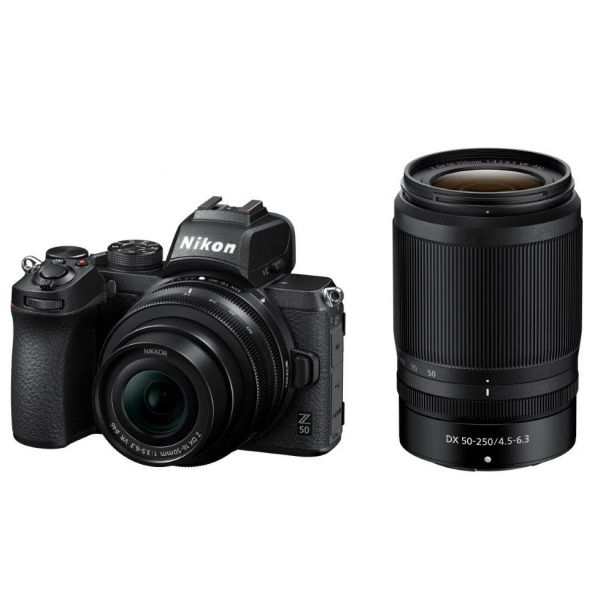 Nikon Z50 + 16-50mm + 50-250mm