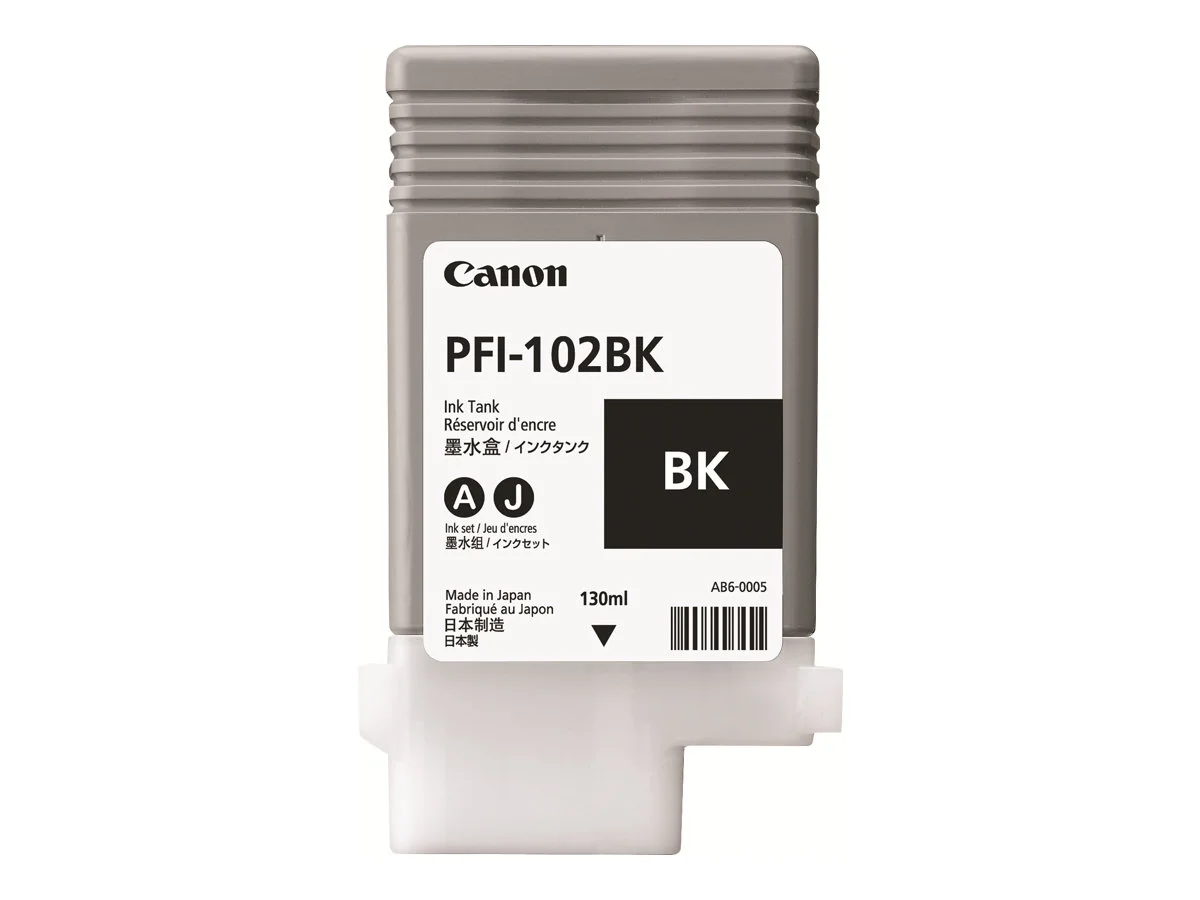 Canon PFI102 Preto Cartucho de Tinta Original – 0895B001