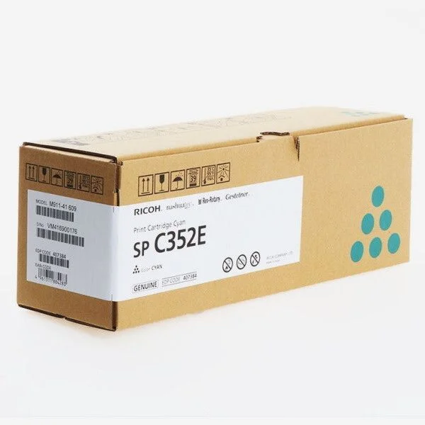RICOH Toner SP C352E Azul 9.000p. (407384) 4961311918674