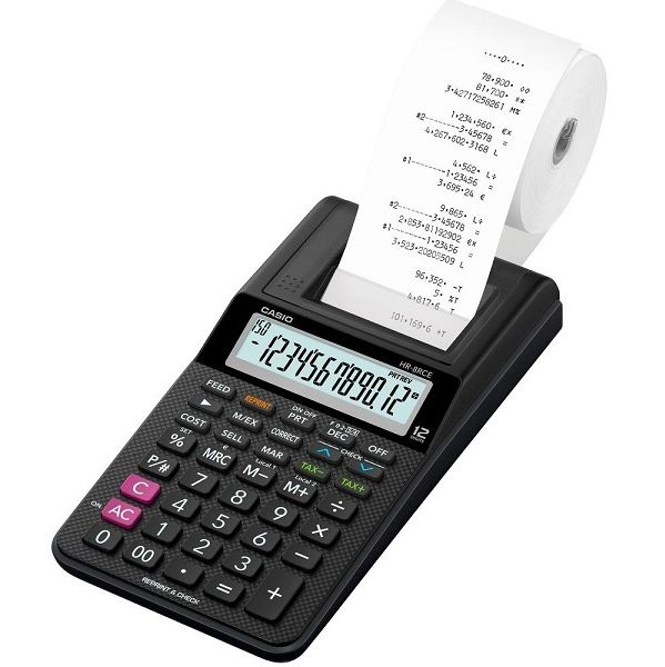 Calculadora Casio de Secretária HR8RCE Branco