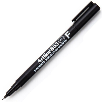 Artline EK-853 marcador permanente Ponta redonda Preto